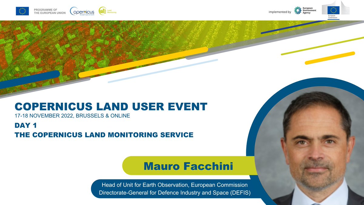 CopernicusLand's tweet image. Interested in #land cover characteristics such as #forest areas, #grasslands, #water &amp;amp; #wetlands?🌲💧

Get introduced to the #Copernicus Land Monitoring Service by Mauro Facchini.

Join the hybrid #CopernicusLandUserEvent on 17-18 November!

Register ➡️ l.linklyhq.com/l/1Xv9n