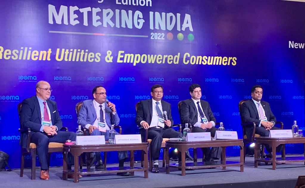 IEEMA_Official's tweet photo. Luis Goncalves, Group CEO, Iskraemeco said, "Understanding consumer need and behavior is extremely important. Data extracted from Smart Meters to analyze the demand &amp; usage pattern of consumers. Must have clear understanding at implementing security structure for data protection" https://t.co/bFrhPsTcvl