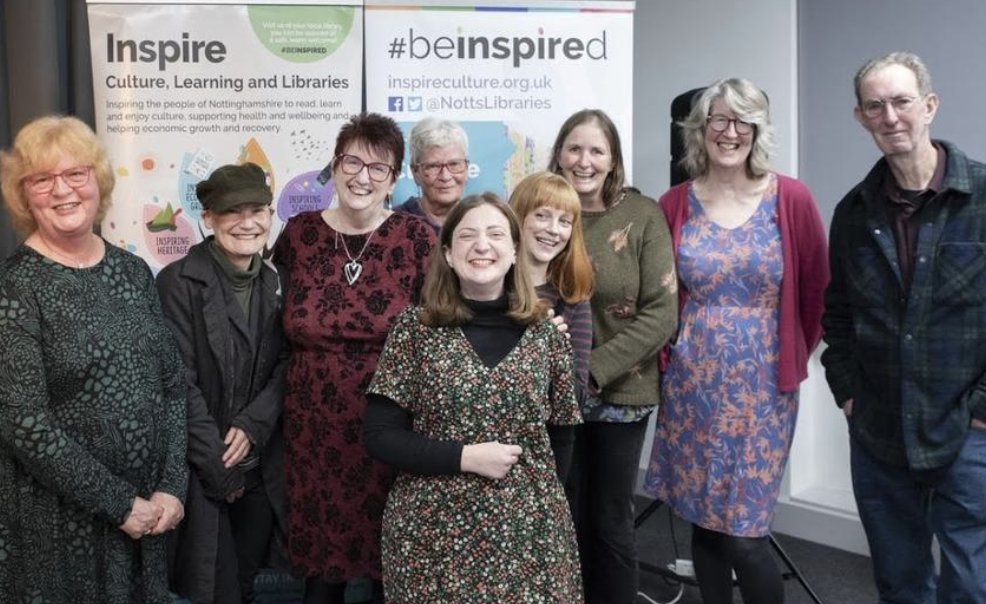 LeanneModenPoet's tweet photo. Delighted to share the #PaperCranePoets  collaborative poem celebrating @NottsLibraries Thank you to all 19 poets who contributed to the poem - this was such a fun project for me and you should all be very proud of this one - you ruddy bloody stars! https://t.co/Q0ViGrpP9m https://t.co/25K2fXh9MW