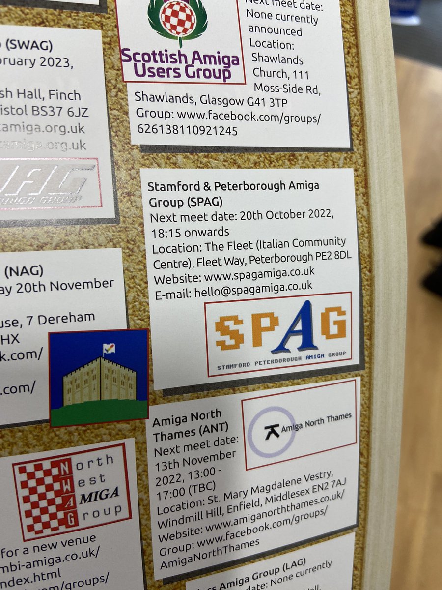Great to see SPAG and other user #amiga user groups getting some love in <a href="/amigamagazine/">Amiga Addict Magazine</a>
