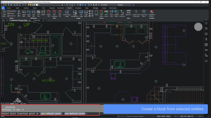 OctaveBricsCAD's tweet photo. Next up in ‘BricsCAD: Discover the Difference’, let's explore how Parametric Blocks automates 🔁 repetitive tasks and why creating either #2D or #3D block definitions in #BricsCAD working with parametric constraints is intuitive and easy to use. https://t.co/XGIJvCZNhg https://t.co/9J5Rqxge0t