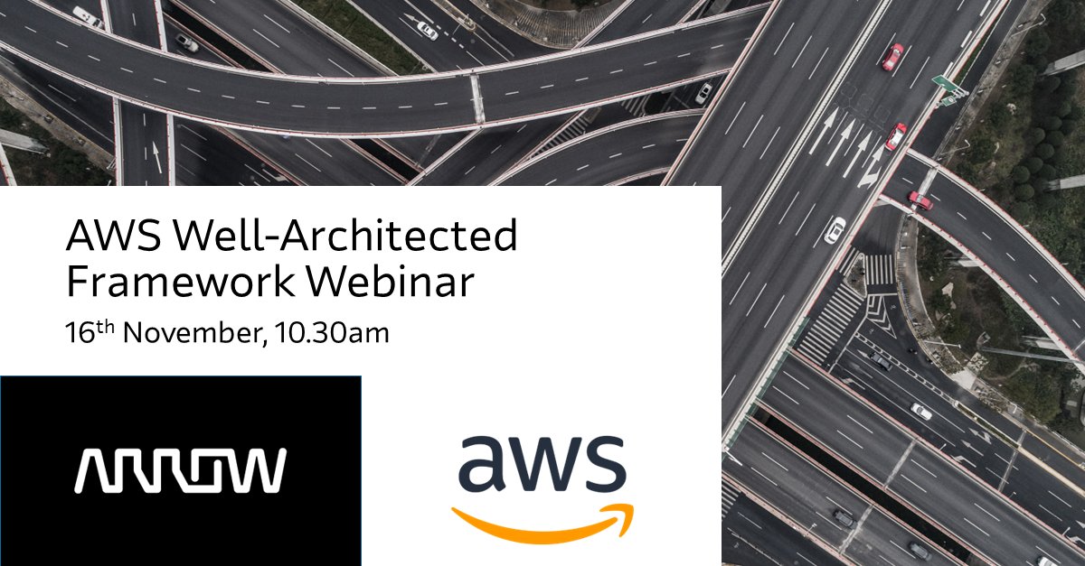 ArrowECS_UK's tweet image. Join us as we take you through the @awscloud Well-Architected Framework, and learn how Arrow can support you with our services. Register today: arw.li/6010MoCL4 #AWSWellArchitectedFramework #AWSpartner #AWSCloud