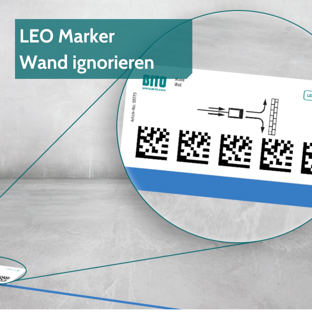 Enge Platzverhältnisse hindern Ihren #BITO LEO seine Fahrt fortzuführen? Mit dem Marker Wände ignorieren, wird der #Hindernissensor für eine kurze Distanz deaktiviert &amp; die Geschwindigkeit wird reduziert, sodass der LEO #problemlos eng an der Wand vorbeifahren/abbiegen kann.