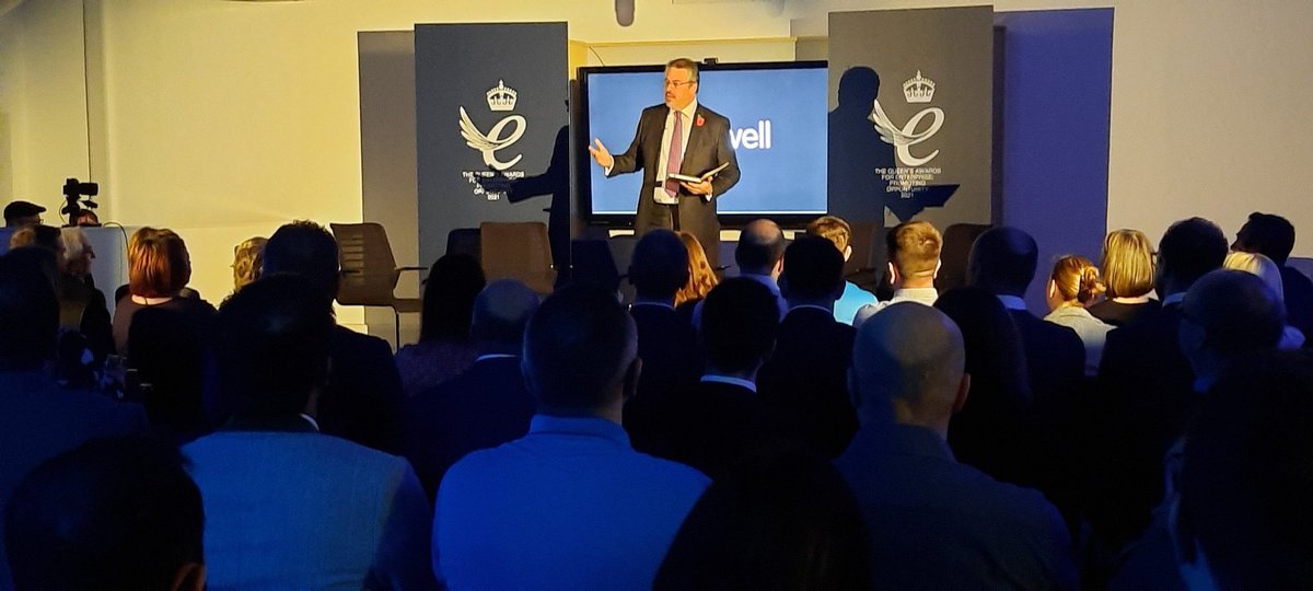 Sewell_Group's tweet photo. .@blairjacobs1 welcomes our people and special guests before we hear from our Chair @paulesewell and The Lord-Lieutenant, Jim Dick, OBE, about what @TheQueensAwards means to us, 18 months on from being awarded.
#QueensAwards #PromotingOpportunity #Team #Celebration https://t.co/lt2NTwkLP1