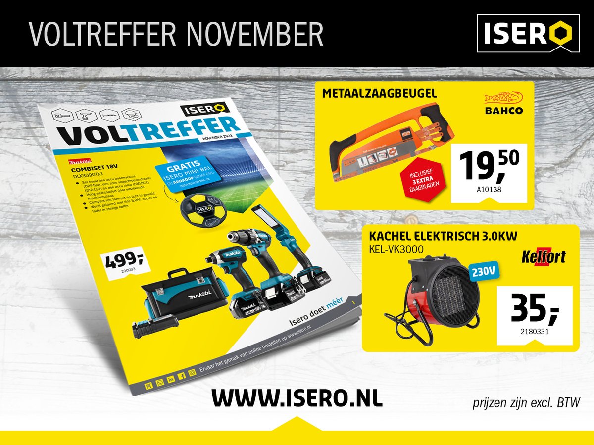 De Voltreffer voor november staat online! Tip: pagina 13, elektrische kachels 🔌🌡️😌 ☞ bit.ly/3WpCY7c