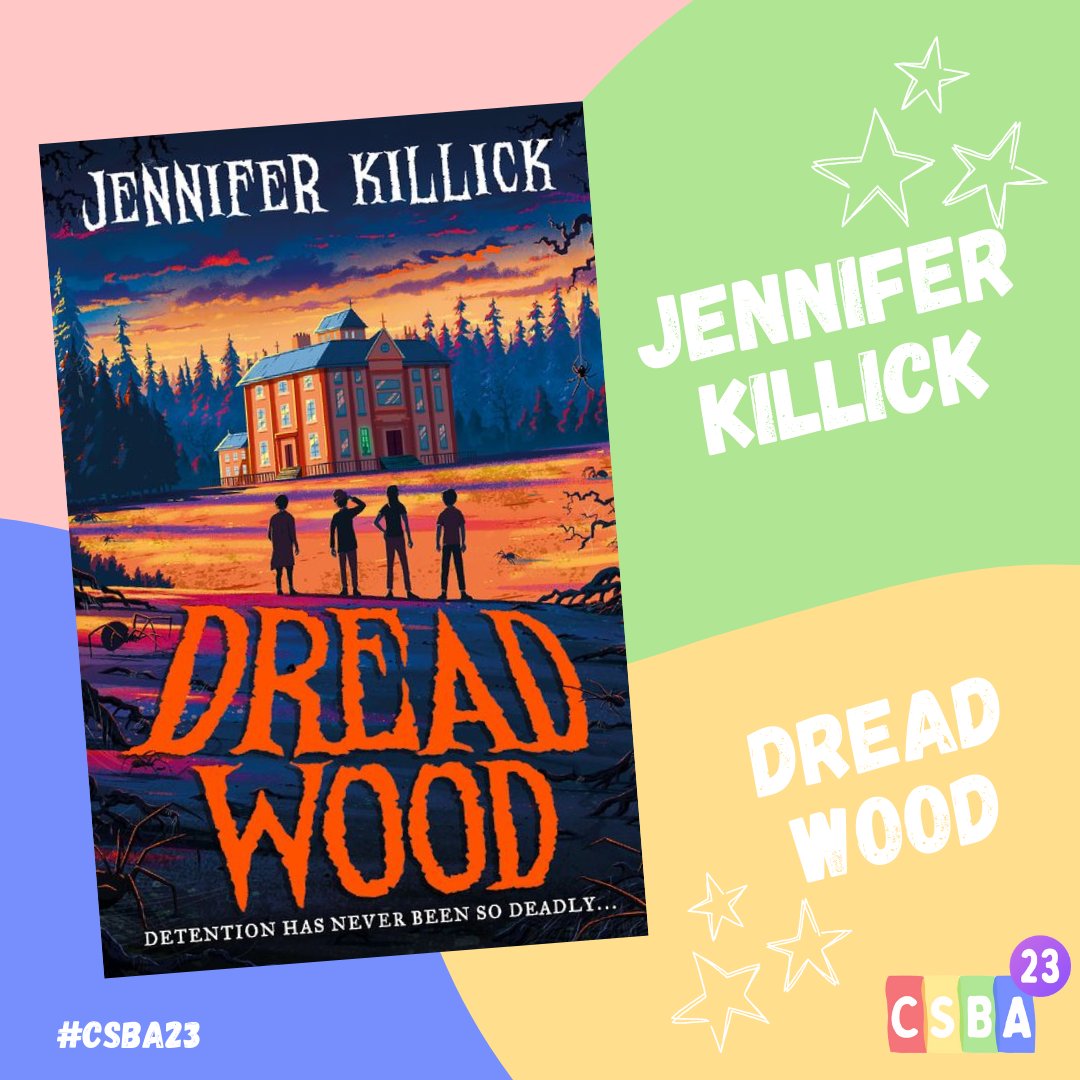 CheshireELS's tweet photo. We're starting off with a jump scare! The first book to be nominated in the younger age category of the #CheshireSchoolsBookAward2023 is the super-spooky #DreadWood by @JenniferKillick. @FarshoreBooks #CSBA23 https://t.co/VivRD42bkX
