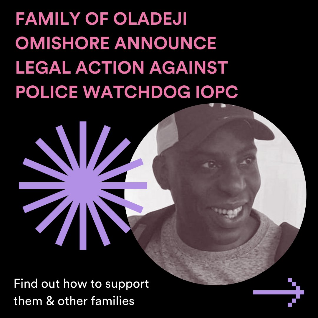 INQUEST_ORG's tweet photo. ⚠️HELP

Deji Omishore's family want to legally challenge the IOPC. This could lead to more justice &amp; accountability for police in their case &amp; many more. 

BUT they need your help. There are ONLY 13 DAYS to meet the @CrowdJustice target. Pls share &amp; donate
https://t.co/FH8WRANA2r https://t.co/CGA6tJSgCs