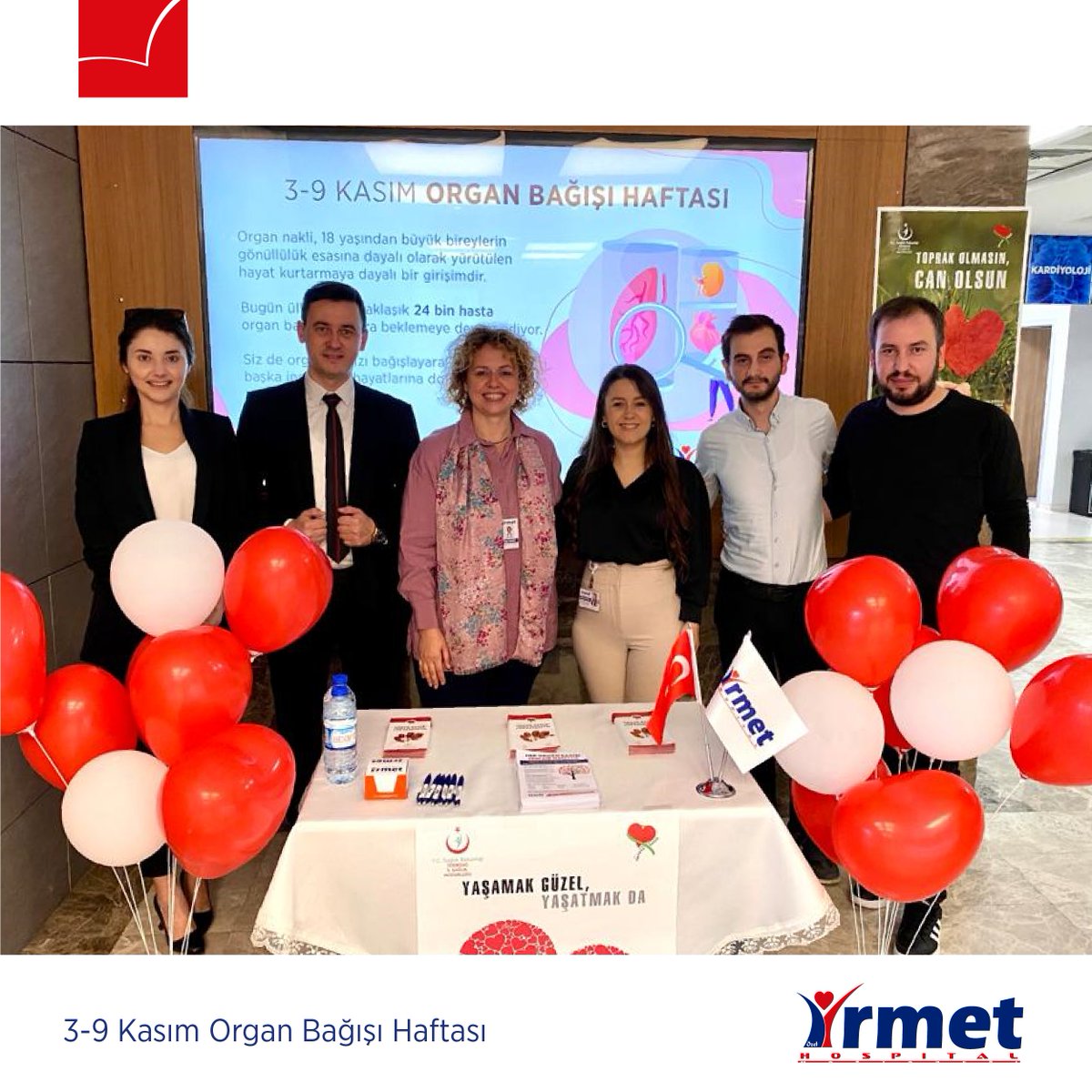 Organ bağışı için standımıza bekliyoruz.

Bugün ülkemizde yaklaşık 24 bin hasta organ bağışı için sıra beklemeye devam ediyor. Siz de organlarınızı bağışlayarak başka insanların hayatlarına dokunabilir, umut olabilirsiniz.

#organbağışıhayatkurtarır #organbağışı #irmethospital