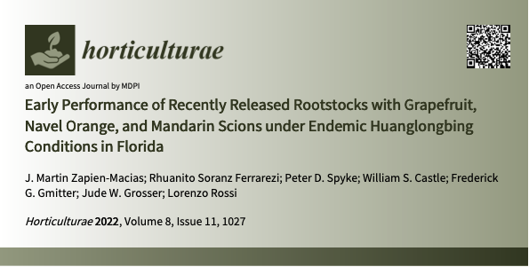 Rossi's Hort Crop Physiology Lab 🍇🍊🍑🫒 (@tamuhortphyslab) on Twitter photo 📢Congrats to <a href="/MartinZapien6/">Martin Zapien</a>! His paper related to the work he conducted at <a href="/UFIFAS_IRREC/">UFIFAS_IndianRiverREC</a> for his MSc in <a href="/ufhorticulture/">UF/IFAS Horticultural Sciences</a> has been published in <a href="/Horticul_MDPI/">Horticulturae MDPI</a>!
More information about the paper can be found here:
mdpi.com/2311-7524/8/11…
🍊🍊🍊 📢Congrats to <a href="/MartinZapien6/">Martin Zapien</a>! His paper related to the work he conducted at <a href="/UFIFAS_IRREC/">UFIFAS_IndianRiverREC</a> for his MSc in <a href="/ufhorticulture/">UF/IFAS Horticultural Sciences</a> has been published in <a href="/Horticul_MDPI/">Horticulturae MDPI</a>!
More information about the paper can be found here:
mdpi.com/2311-7524/8/11…
🍊🍊🍊