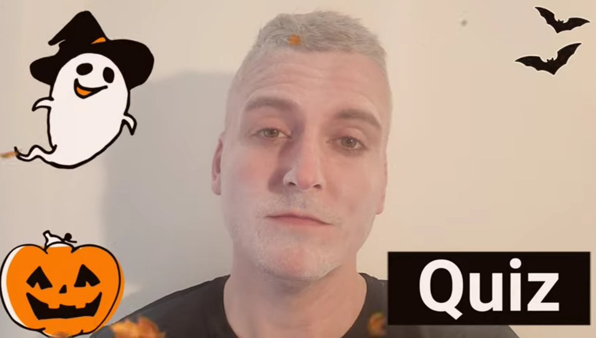 MyHappyStudents's tweet photo. What vocabulary do you remember from Halloween? 🧟‍♂️👽👻👿👹🧛🤡

🌟 A quick quiz 🌟 https://t.co/rLV8CdFHpi 👈

#teacherandy #happystudentclub #englishlearning #happyhalloween https://t.co/zuzZlwIvo1