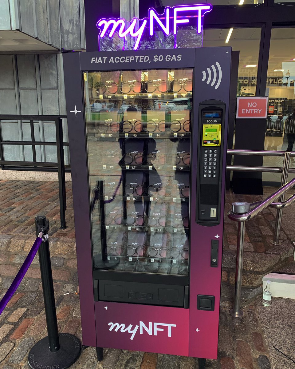 MikShouting's tweet photo. Come over @ #NFTLondon2022 and check out the first Europe #NFTvendingmachine 

@twistedmirrortv offers comedy NFTs to London charities :) 

#Comedy #ComedyNFTs #twistedmirror #charity #nftcommunity #nfts #web3community #web3 https://t.co/aMtHEIB1ga