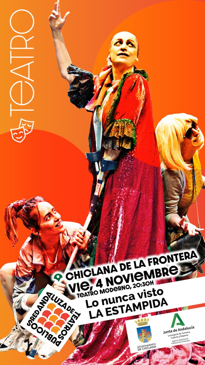✅ El Teatro Moderno acoge este viernes ‘Lo nunca visto’, de la compañía ‘La Estampida’

➡️ Se trata de un espectáculo que va más allá del teatro y de la danza 

📌 Toda la información aquí ⬇️
chiclana.es/noticias/detal…