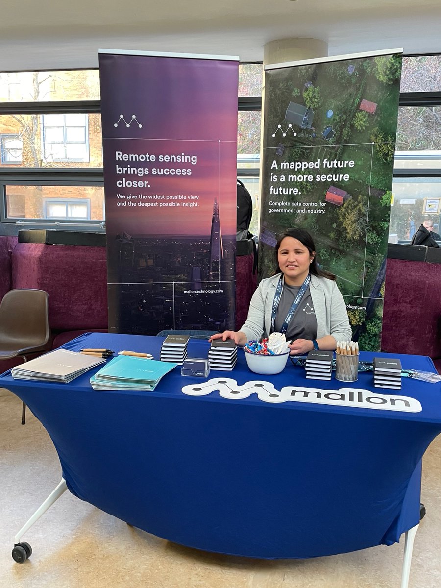 MallonTech's tweet photo. We're all set up and ready to go for @ieos2022 today! We'd love to meet you if you're around; come over and chat with our friendly team about all things #EarthObservation #RemoteSensing #EO #GIS https://t.co/K2asKM7K0K