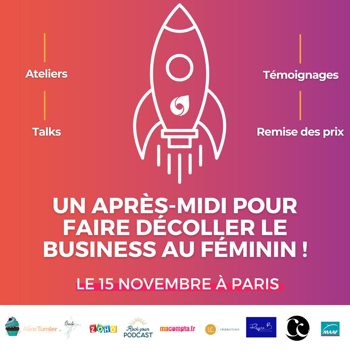 Action'elles organise le forum "Entreprendre avec leadership" le 15/11 à Paris. Conférences, témoignages, ateliers pour faire décoller l'#entreprenariat au féminin. Invitations gratuites ici : helloasso.com/associations/a…
#business #femmes