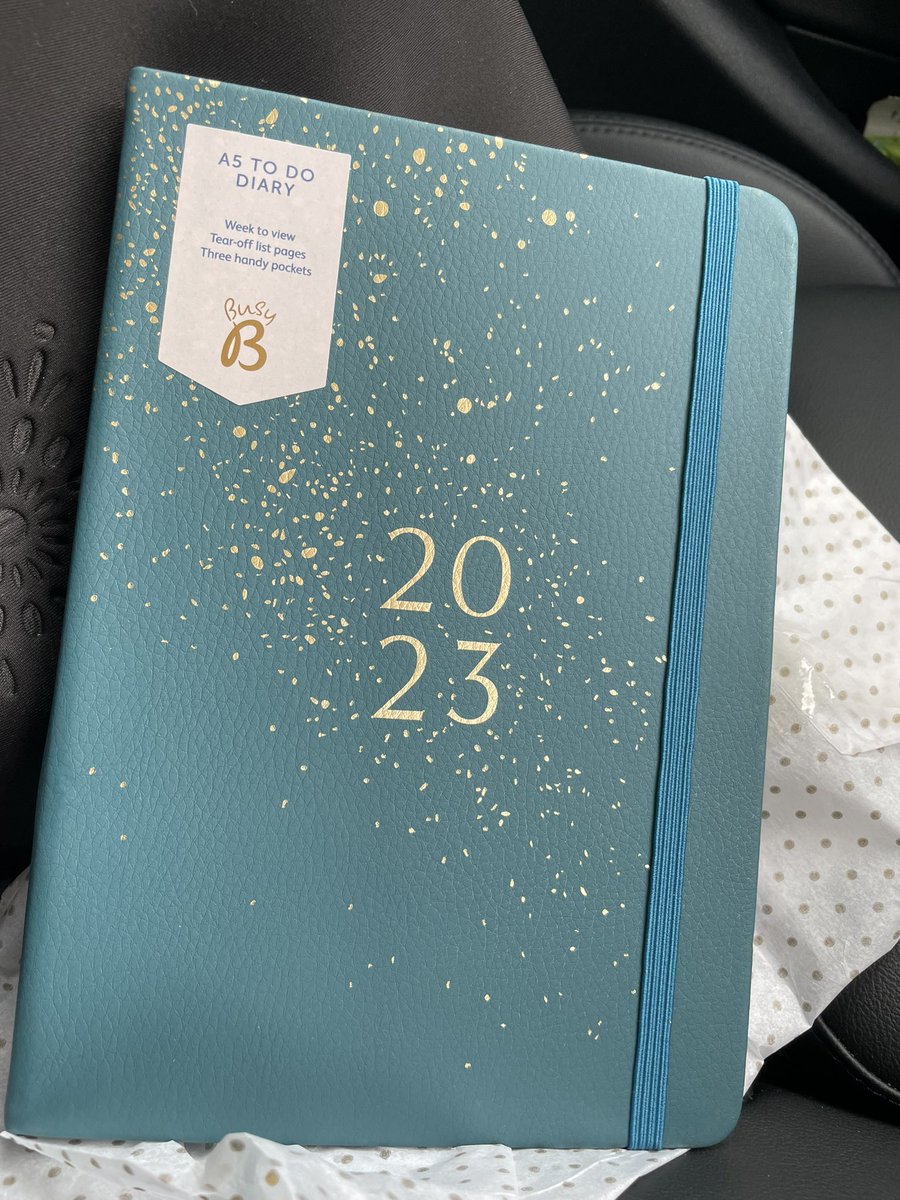 Ooh… the annual transfer of random information and pretending I’m in control begins!

Thank you Got2Jot, love my new diary ❤️