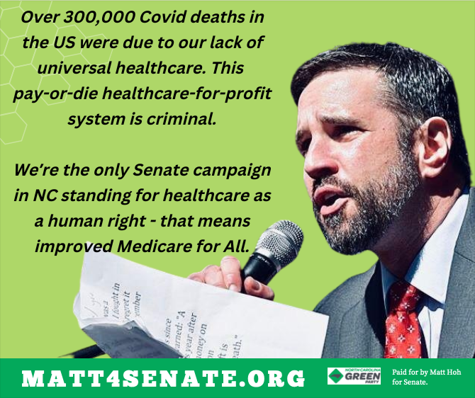 NaturalGuard's tweet photo. Is there a single senator who will stand up for universal healthcare?
Not yet, but there will be if NC voters elect @MatthewPHoh on Nov 8.
#GoforHoh https://t.co/s2QGCrGw4C
