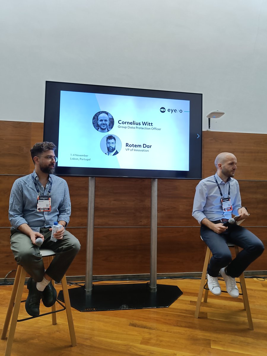 eyeo's tweet image. Let's fix the internet together…starting with privacy!

Our experts @WittCornelius and Rotem Dar analyzed the state of privacy online and what a better internet looks like in a Masterclass hosted by @eyeo at #WebSummit2022.

#onlineprivacy #masterclass #adfiltering