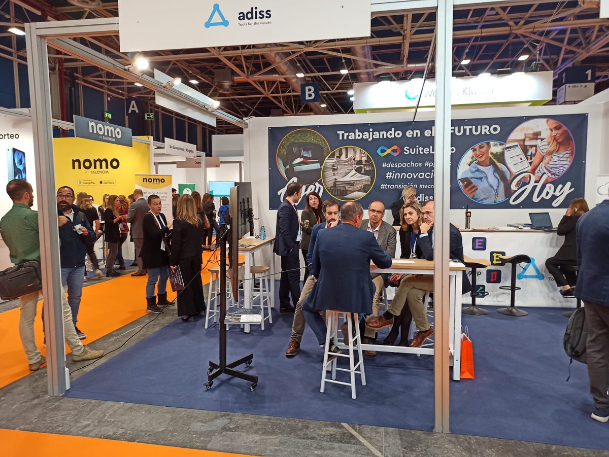 ADISSInforma's tweet photo. ¡ Lleno nuestro stand en @AccountexEspana ! 👏👏
#Escuchamos a los #asesores para aportar las #mejores #soluciones 🔝🔝
#accountex #ifema #AccountexEspaña #Accountex #AccountexSpain #Suiteloop #transicióndigital #toolsforthefuture #futuro #despachos https://t.co/q6Zpq8jemN