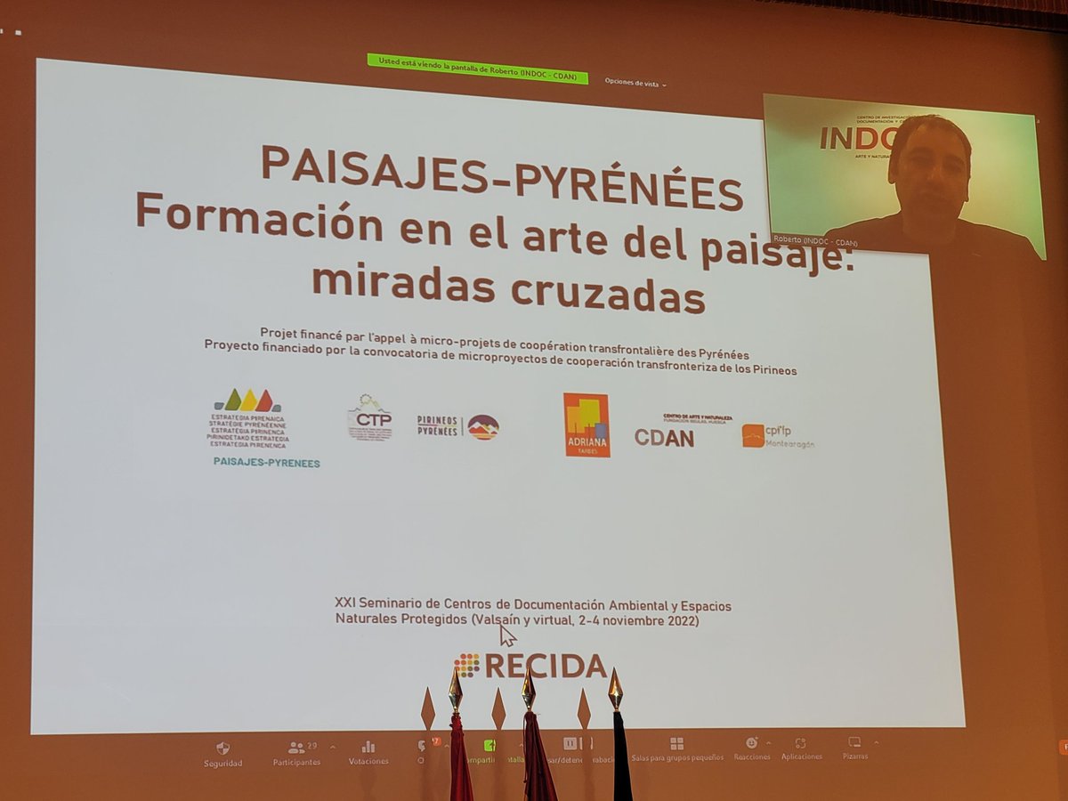RECIDANET's tweet photo. El @cdanhuesca Roberto Ramos nos presenta su proyecto #formación #arte #paisaje
#RECIDA2022
👉info https://t.co/CVPp3CMEZ3 https://t.co/cMAmv7fVPV