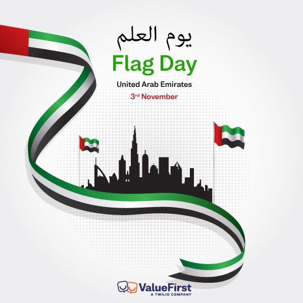 A happy Flag Day to all the citizens and residents of the #UAE. 

Wishing you unity, peace, and happiness on the occasion. 

#UAEFlagDay #RaiseItHighRaiseItProud