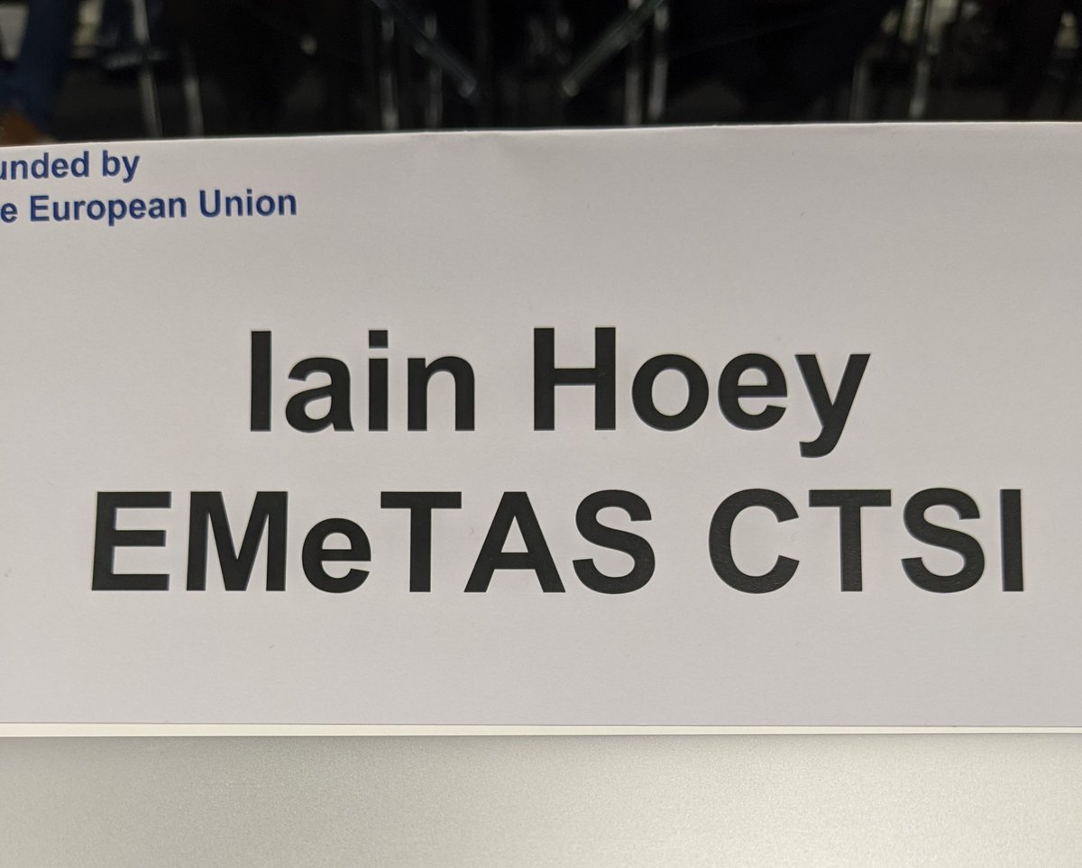 iainhoey1's tweet photo. Attending WELMEC WG5 today and presenting on the benefits of EMeTAS for @CTSI_UK. Fascinating to hear about the market surveillance initiatives taking place in the EU. https://t.co/f3aotGHRbT