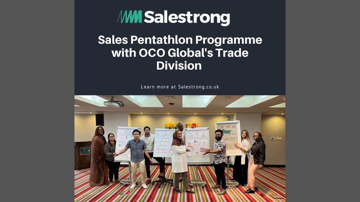 Sales Pentathlon Programme with OCO Global's Trade Division

Learn more at: salestrong.co.uk/services