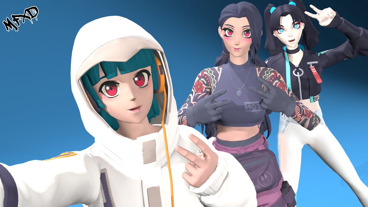MarioFanXD1's tweet photo. Renders que hice para un amigo por su cumpleaños 🐧
#Fortnite #FortniteArt https://t.co/TvstcrF99w