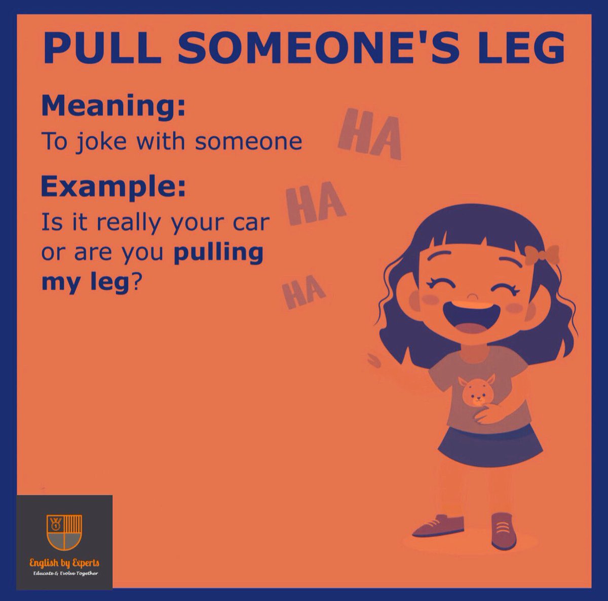 Englishbyexper1's tweet photo. Do you like to pull your friends’ leg? https://t.co/EsvKMKgGs3