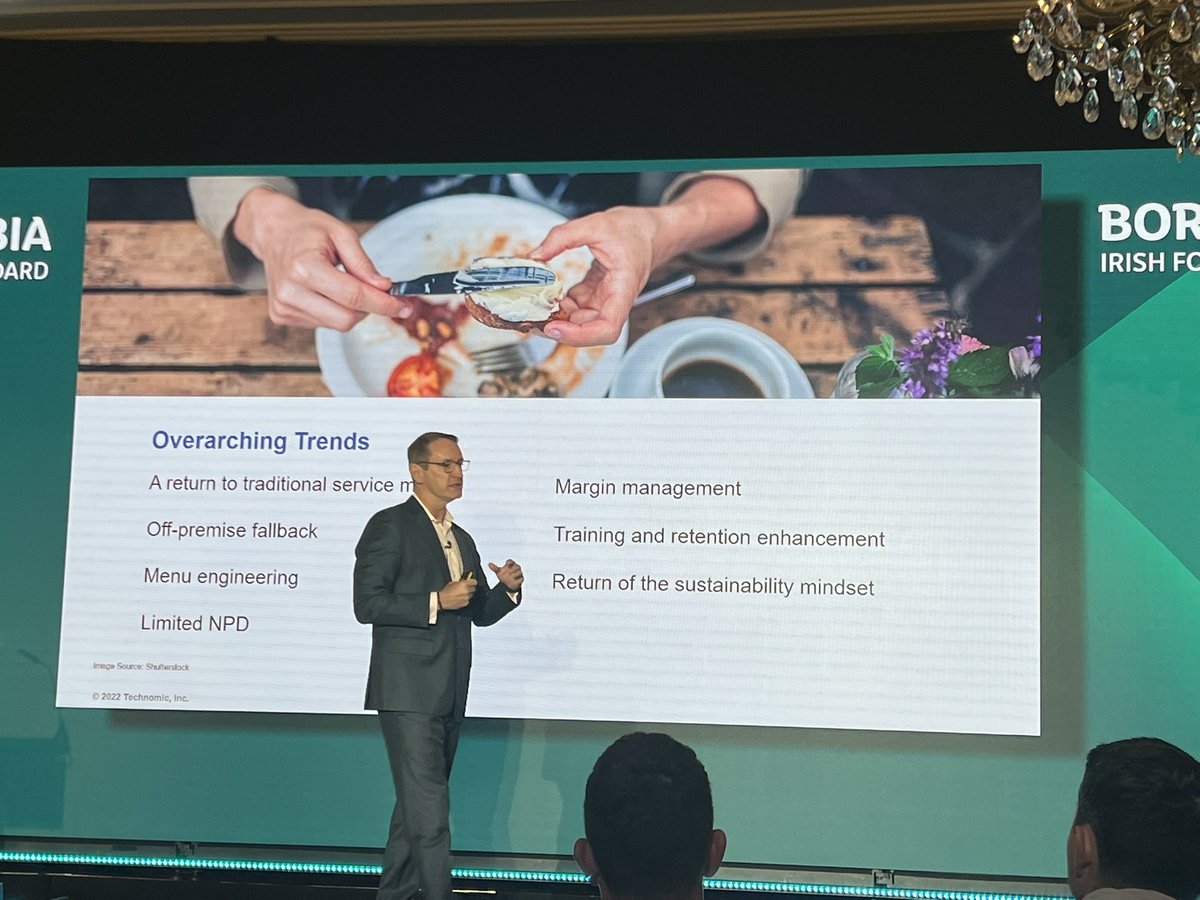prepsheets's tweet image. David Henkes on overarching trends. #MarginManagement and #MenuEngineering #foodservice22