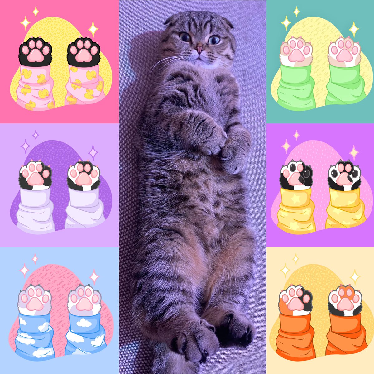 Cats must be healthy🐾🙏❤️ 

Collection “Cutest paws” 
opensea.io/collection/cut… 

#NFTCommunity #KatoKrew #OGCollective