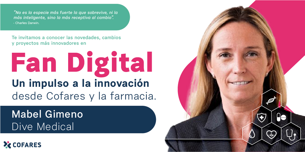Esta tarde conoceremos más sobre <a href="/DiveMedical/">DIVE Medical</a>, una una herramienta que permite evaluar la función visual en niños muy pequeños para poder detectar patologías visuales lo antes posible, con <a href="/IsabelGimeno1/">Mabel Gimeno</a>.

¡Te esperamos en #CofaresFanDigital! cofaresfandigital.com
