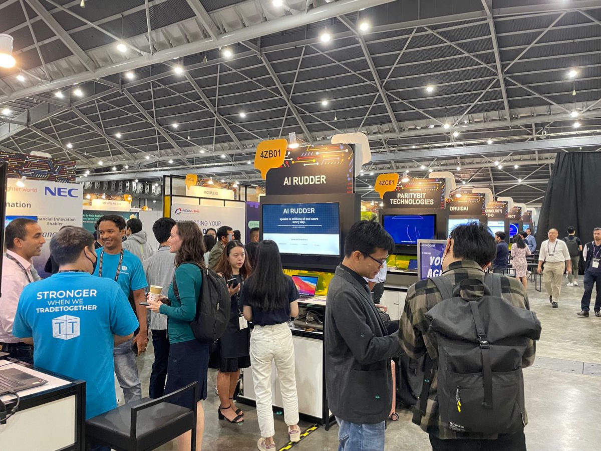 AIRudder's tweet photo. We are here at the @sgfintechfest!

Come meet us at the Singapore Expo Hall 4 if you are around and would like to learn more about what #voice #AI can do for #fintechs, #FSI, and service providers. 🚀 https://t.co/nY98duI5hN