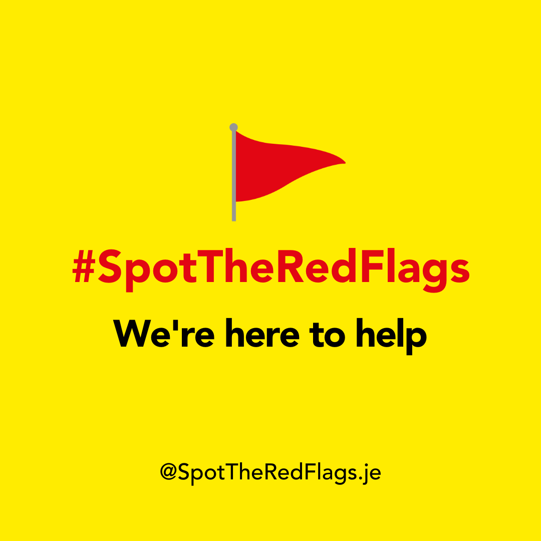 We're supporting the #JerseySafeguardingPartnershipBoard #DomesticAbuse campaign, to help those aged 16 - 25 to recognise toxic relationships and spot the red flags.
 #DomesticAbuseSupport #VictimsFirstJersey #spottheredflags