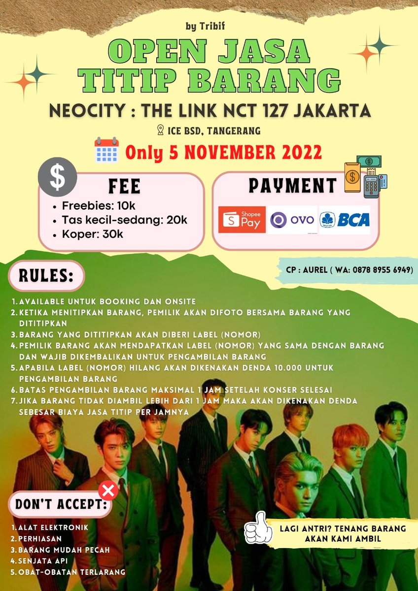 reallyraelia's tweet photo. @johnniebabys hi kak! kita masih open jastip barang untuk day 2! bisa order hari-h dan dijemput langsung di antrian kok 🥰 https://t.co/YpZed2by7E