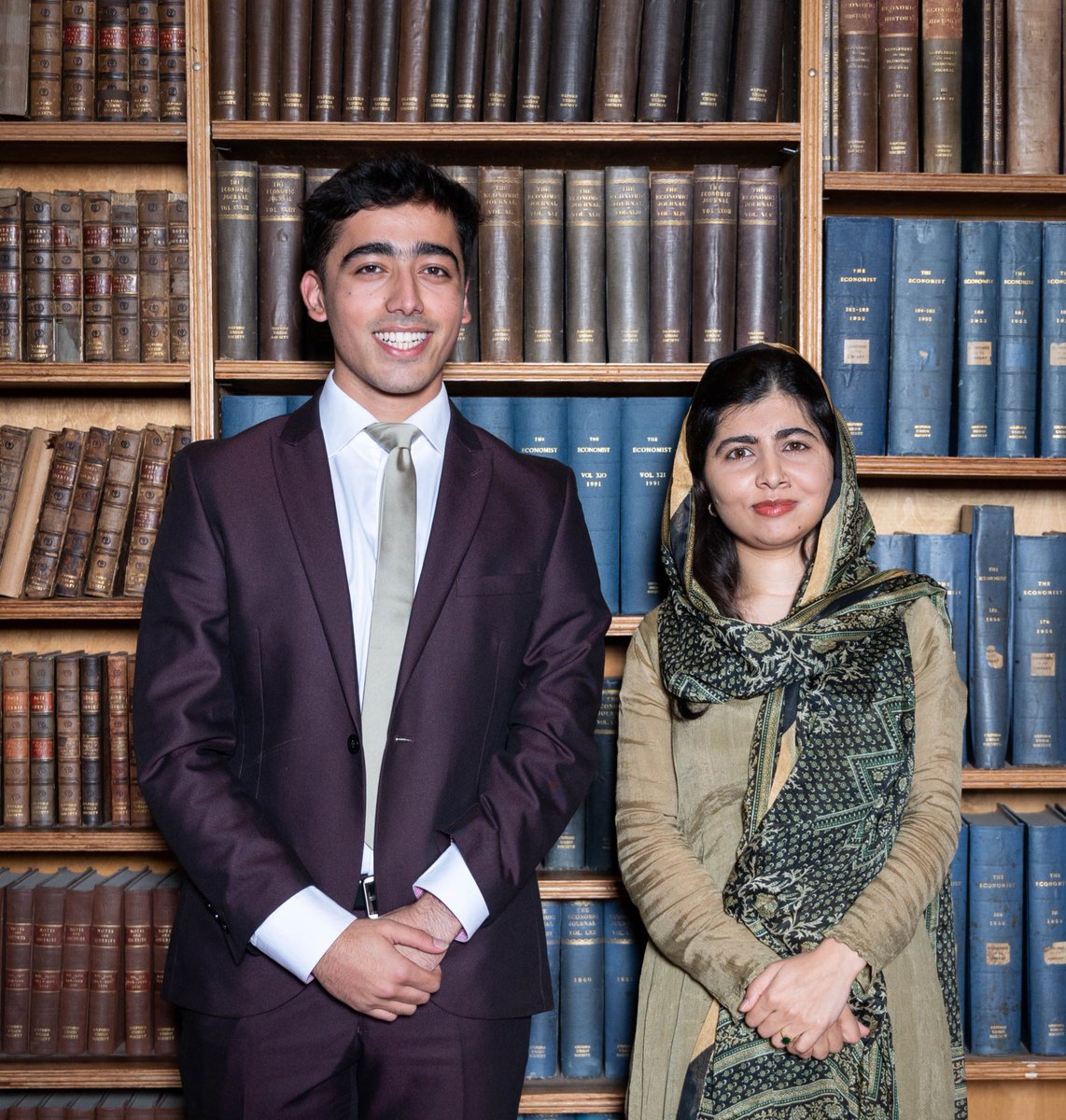 A surreal experience hosting @Malala at the Oxford Union! A very inspiring conversation on her journey & her fight for women’s rights. We discussed the plight of young people in Afghanistan & the human rights violations in Iran. A time for young people to take a more active role!