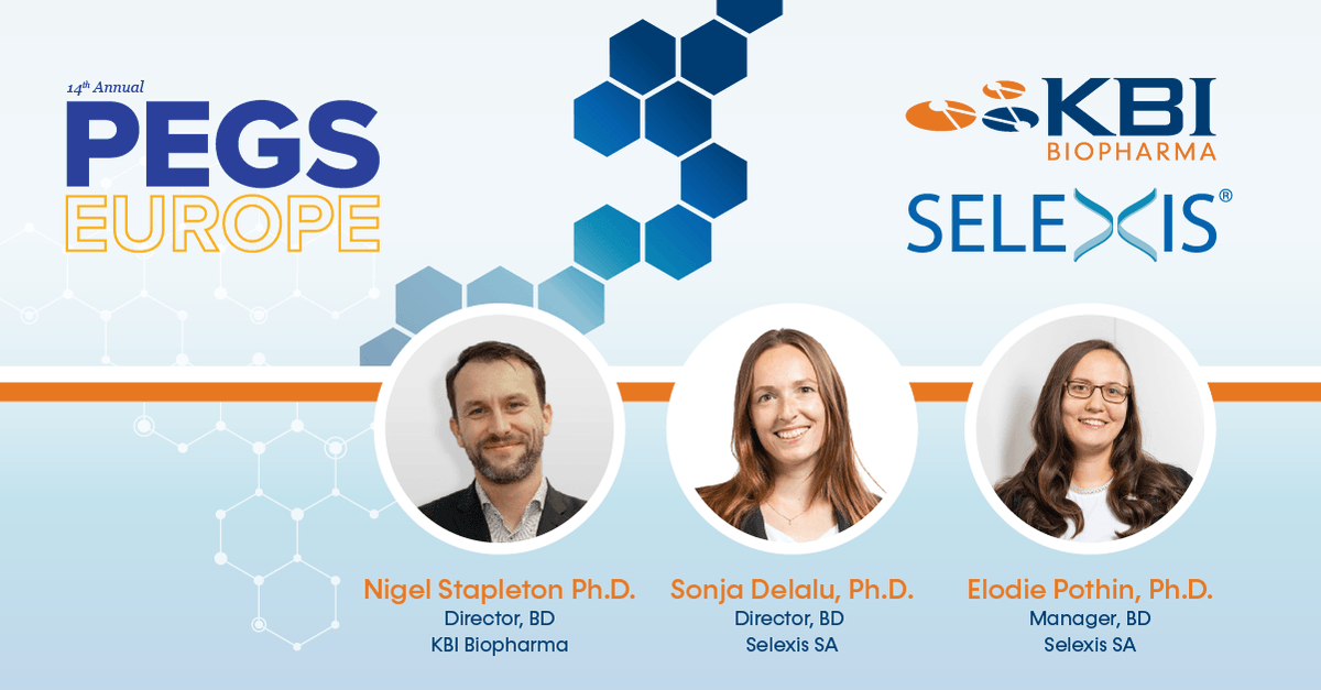 SelexisSA's tweet photo. Selexis is gearing up for #PEGSEurope Nov 14-16 in #Barcelona. Meet the Selexis and KBI team to discuss your #CellLine needs.
https://t.co/OhnRqOXa9P https://t.co/FGytnA57Ob