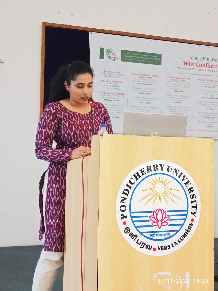 nias_gp's tweet photo. Discussant for Session II: Abigail Miriam Fernandez &amp; Padmashree Anandhan, Research Associates, #NIAS #YIPRI #NIAS #KAS #CentralAsia #MiddleEast #Europe  #UMISAR #PondicherryUniversity https://t.co/bo6TbPbZEG