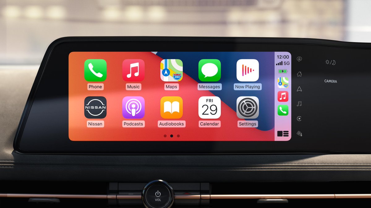 The #NissanARIYA comes with wireless Apple CarPlay as standard* 😍 You can access your favourite navigation, music and podcast apps in your ARIYA, at a simple touch! What is your favourite road trip song or playlist? Let us know in the comments! 🎵 *compatible device required