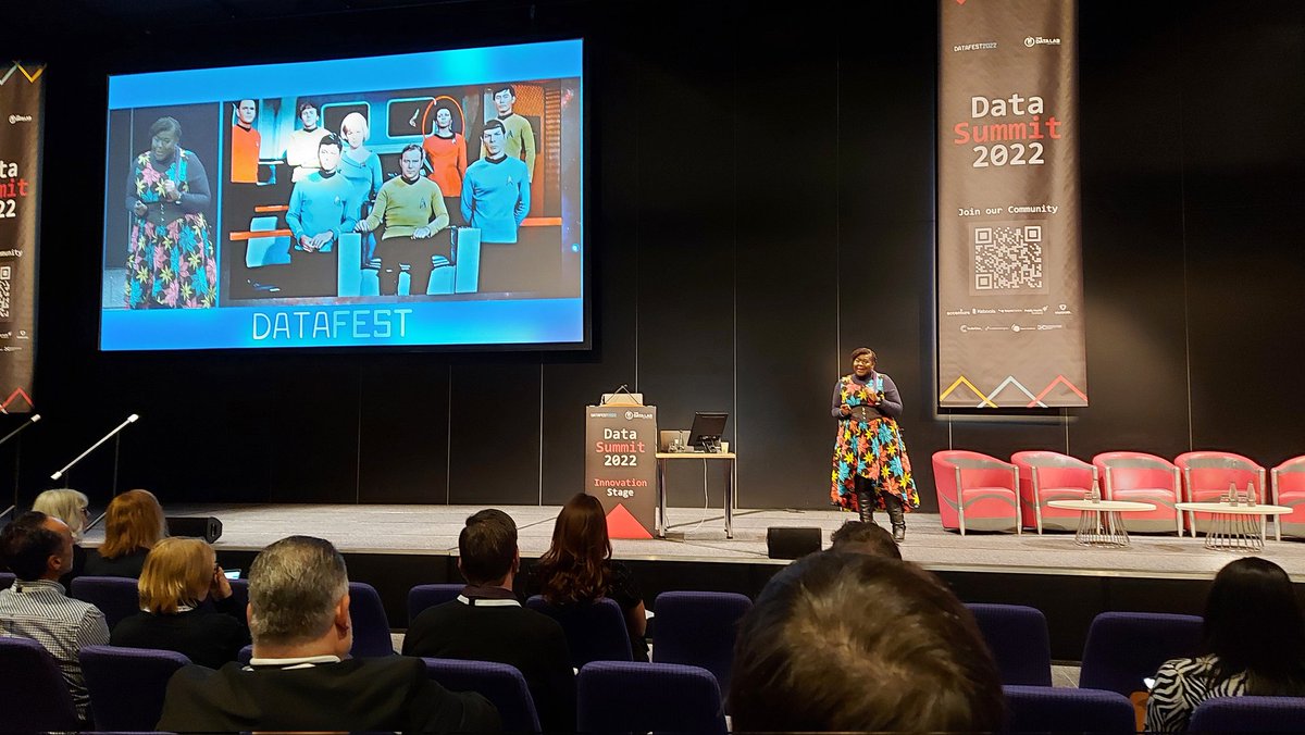 mackmoira's tweet photo. Loving Maggie Aderin-Pocock's engaging 'crazy dream', inspiring STEM take-up! @DataLabScotland @dhiscotland @SannaDHI @DigiInventors #datasummit2022 https://t.co/CbW4C5gSOE