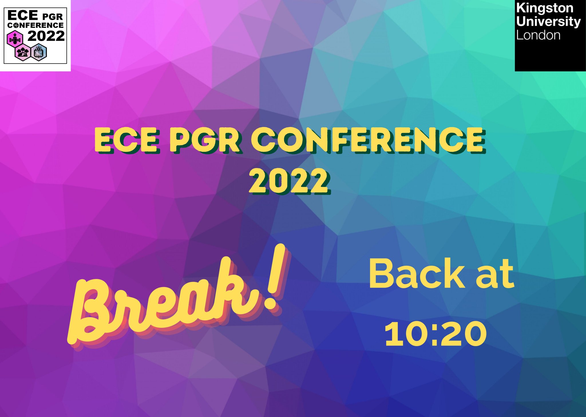 Kingston University ECE PGR Conference on Twitter "That is the end of
