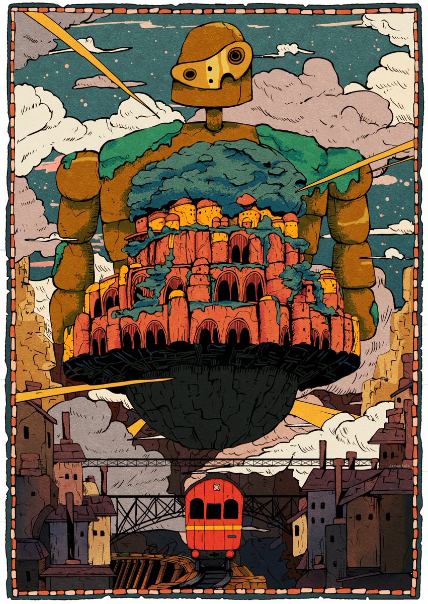 haranikala's tweet photo. castle in the sky https://t.co/EEl48KVkal