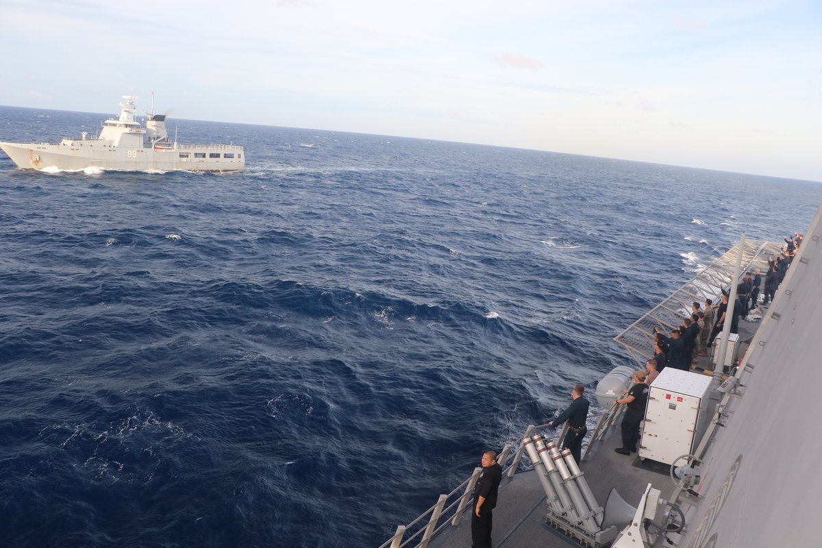 Sailors aboard USS Charleston (LCS 18) participated in the 28th anniversary of Cooperation Afloat Readiness and Training (CARAT) Brunei 2022 which demonstrates allies and partners long-term commitment to strengthening relationships throughout South and Southeast Asia. #USNavy