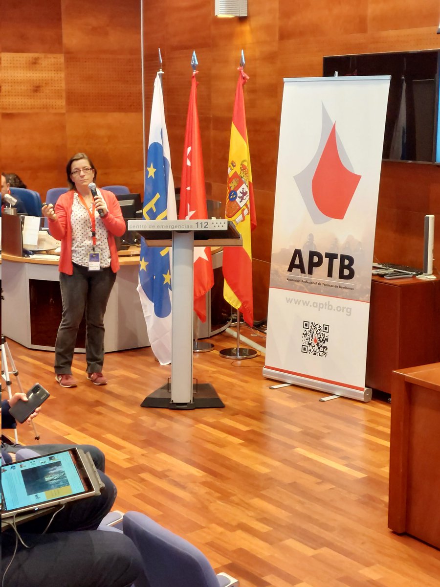 The first speaker on our topic climate change and wildfires Angela Iglesias Rodrigo speaks about the spanish system for handling wildfires.