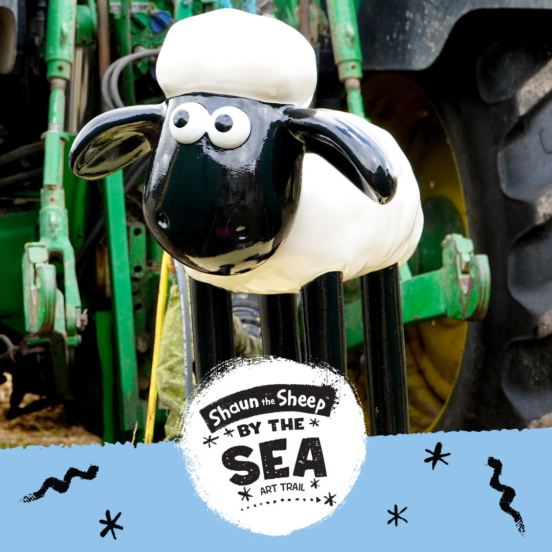 shaunbythesea's tweet photo. 🐑 Shaun has been flocking with some friends at Mile Oak Farm Shop where he met some real life sheep and goats

Where would you like to see Shaun when he hits the streets of Brighton &amp; Hove next year?

#BrightonFlock https://t.co/nMlajyCFwP