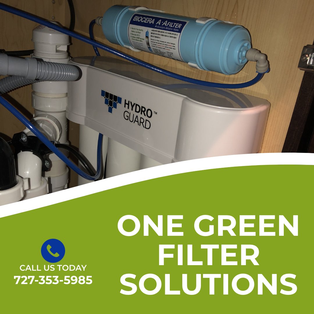 OneGreenFilters's tweet photo. Our experts will recommend the best solution from our advanced line of professional #watertreatmentsystems that are not available in stores. And, after installation, our local technicians will always be there to maintain &amp; service your system.
https://t.co/lqPwlI5yP6 https://t.co/rIZw6CwIFd