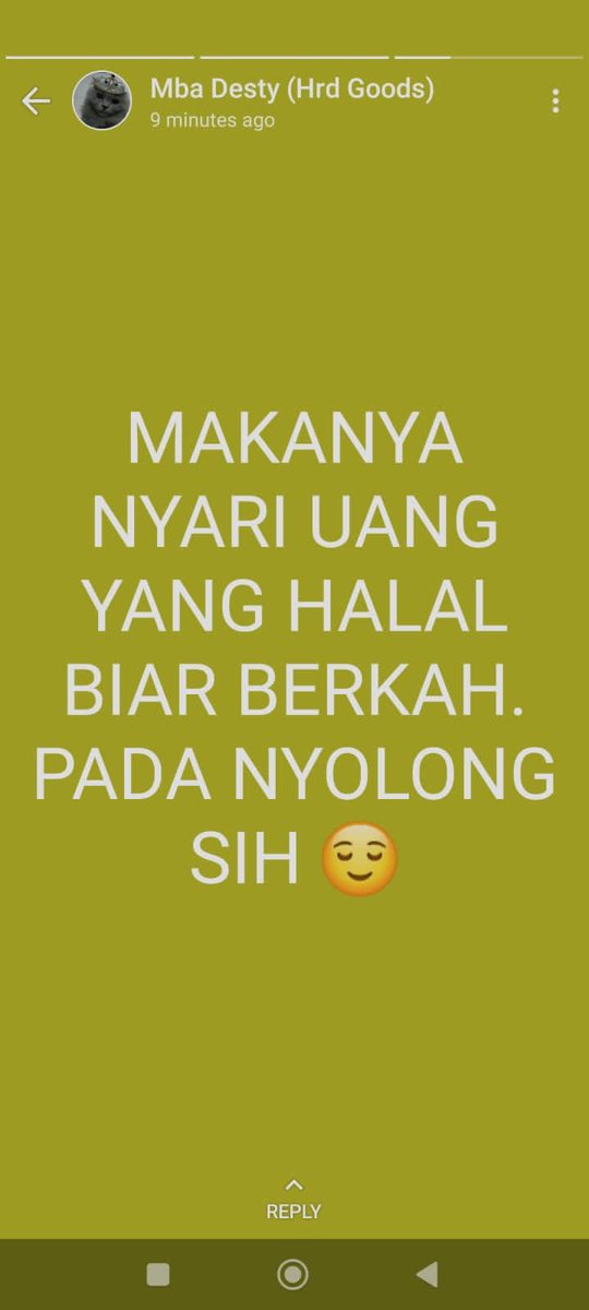 DiahLarasatiP's tweet photo. Disaat keadaan memanas ada yg memicu bola api, makasih loh HRD 👍 https://t.co/L7vHMWjtJf