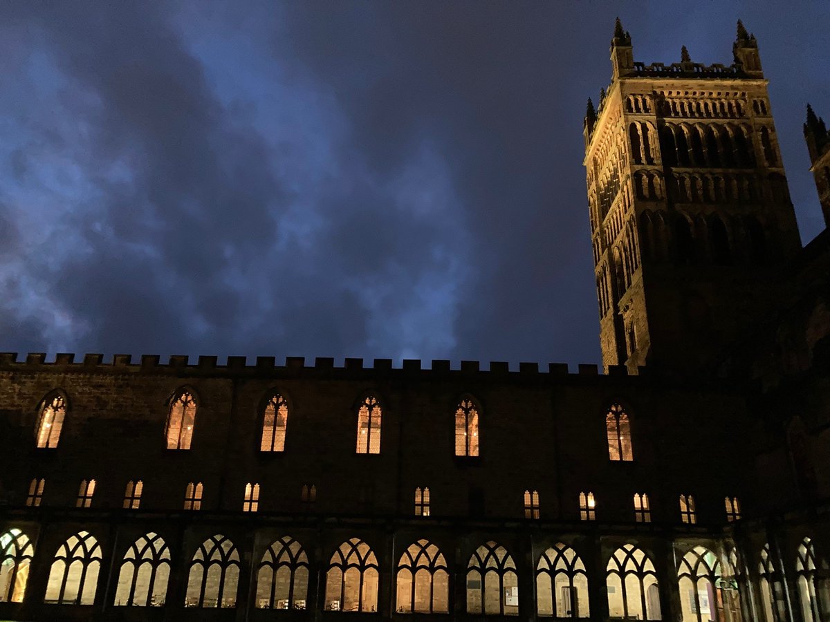 The view across the Cloisters, looking at the Dormitory - where some of our books live. Taken on All Souls, 2nd November, 2022.