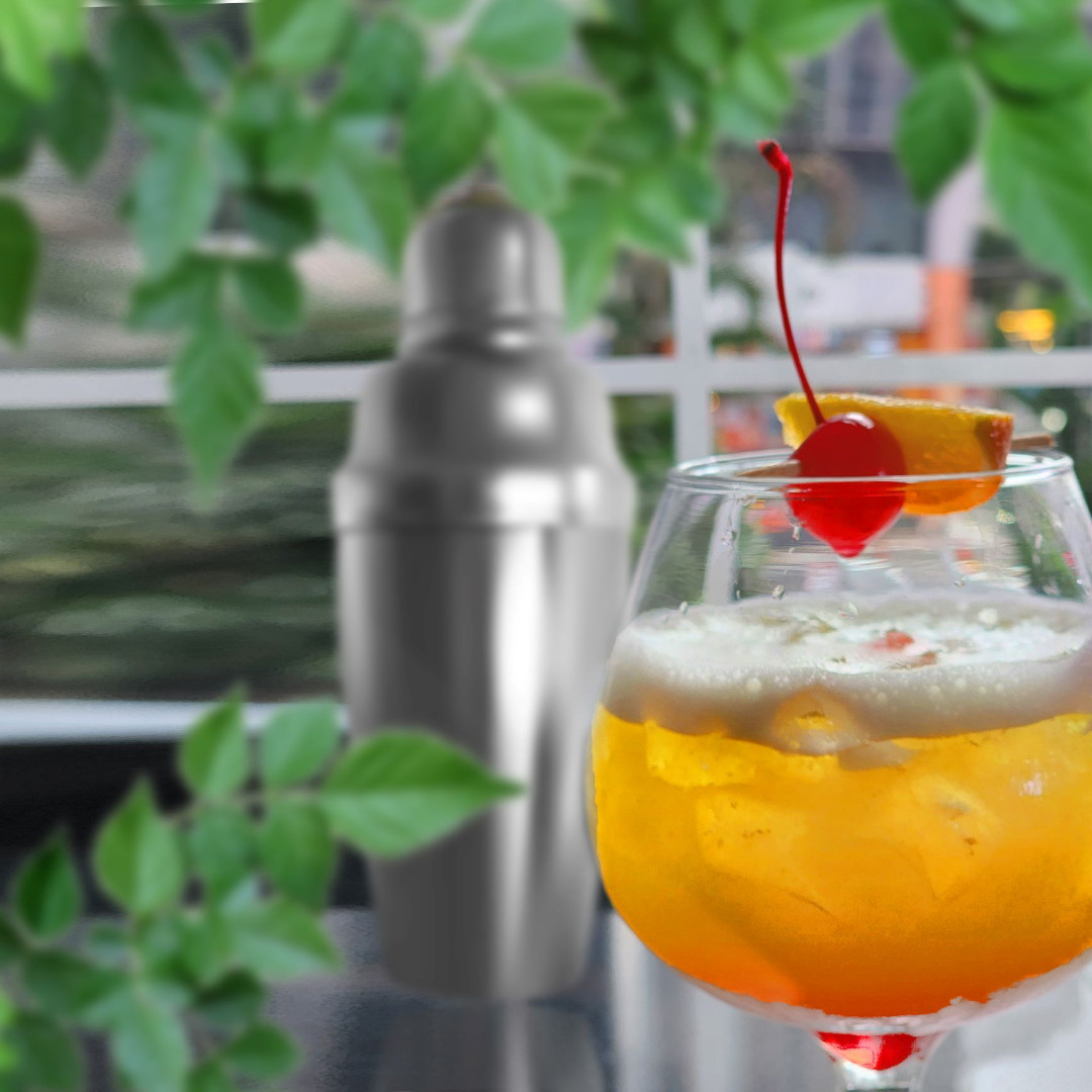 Melia_KL's tweet photo. Try out our cocktail of the month, "Amber."  A mixture of crushed pineapple, white and dark rums with a touch of Grand Marnier is sure to delight.
#meliakualalumpur
#gastronomyexperience https://t.co/VKcsmhNYdF