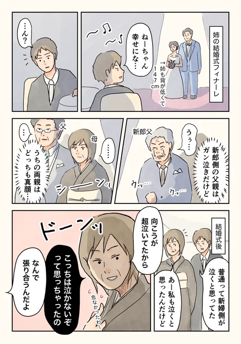 姉の結婚式の裏側。

#チビエッセイ 