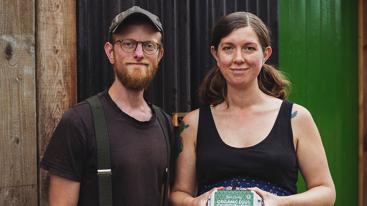 KoenvanSeijen's tweet photo. A conversation with Josh Heyneke of #ParcCarreg together with Abigail, about buying 10 acres in #Wales to #farm, Back to the #land movement, #duck #eggs, #feed prices, #blacksoldierflies, #vermicompost, and the difficulties as they risk to go bankrupt ➡️ https://t.co/AjwH1P5W8x https://t.co/xFf0pnYsWA